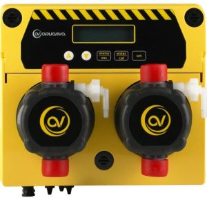 Система мембранних дозуючих насосів Aquaviva pH/Rx + Free Cl 5 л/год + набір pH