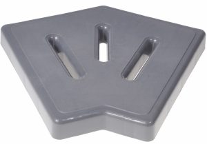 Кутовий елемент Aquaviva KP HKE24-G для переливної решітки 45° 195х22 мм