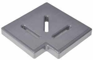 Кутовий елемент Aquaviva KP HKE23-G для переливної решітки 90° 145х22 мм