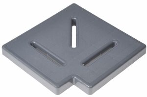 Кутовий елемент Aquaviva KP HKE25-G для переливної решітки 90° 195х22 мм