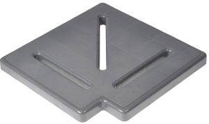 Кутовий елемент Aquaviva KP HKE27-G для переливної решітки 90° 245х22 мм