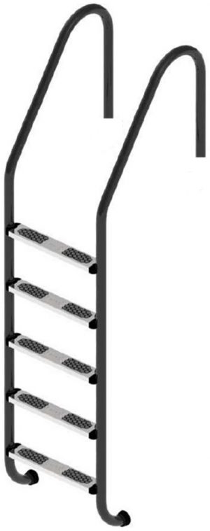 Сходи для басейну Flexinox Standard Nero (5 сходинок) Black, AISI-316L