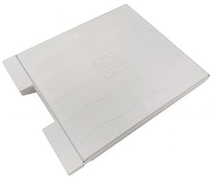 Заповнювана кришка з плиткою та защіпкою для скімера Hayward X-Pro 600, біла