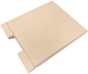 Заповнювана кришка з плиткою та защіпкою для скімера Hayward X-Pro 600, пісочна