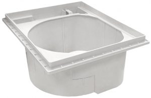 Регульована за висотою рамка X-Line для скімера Hayward X-Pro 600, біла