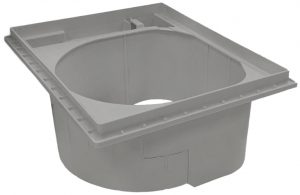 Регульована за висотою рамка X-Line для скімера Hayward X-Pro 600, світло-сіра