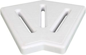 Кутовий елемент Aquaviva KP HKE26 для переливної решітки 45° 245х22 мм