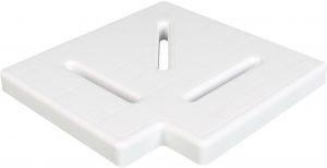 Кутовий елемент Aquaviva KP HKE25 для переливної решітки 90° 195х22 мм