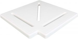 Кутовий елемент Aquaviva KP HKE28 для переливної решітки 90° 295х22 мм