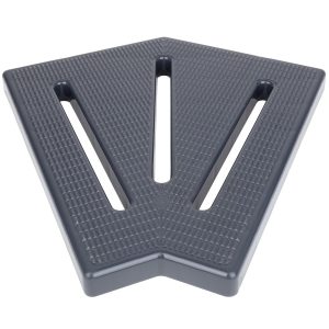 Кутовий елемент Aquaviva KKG-30-2 Classic для переливної решітки, 45°, 295х25 мм (сірий)