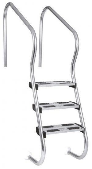 Сходи для басейну Hayward EAF4 Easy access (4 сходинки), для широкого борту, AISI-316