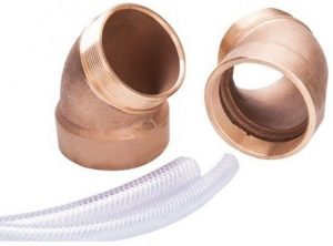 Комплект кутів на 45° Fitstar 7935051 для Taifun, Taifun-Duo, 2-1/2", для солоної води