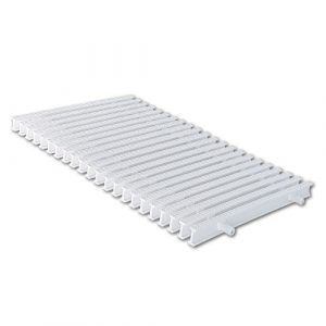 Переливна решітка Aquaviva KÇ-25 Classic з подвійним з'єднанням 245x25 мм (біла)