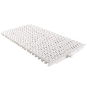 Переливна решітка Aquaviva OS-01 Grift Ocean з центральним з'єднанням 195x25 мм (біла)